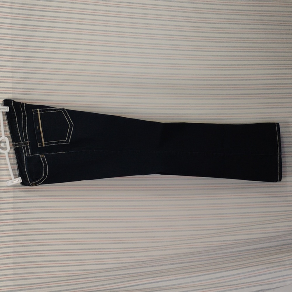 Blue Asphalt Boot Cut Jeans  Five-Pocket Design And Contrasting Stitching 13 - Picture 5 of 9
